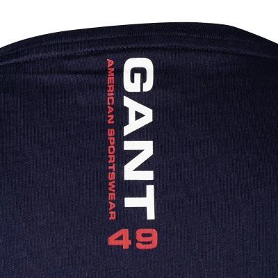 Gant T-Shirt 2004029/433 Longsleeve, Baumwolle, Nachtblau 4 Gant T-Shirt 2004029/433 Longsleeve, Baumwolle, Nachtblau – Bild 4
