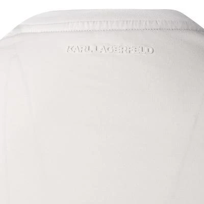 KARL LAGERFELD T-Shirt 755019/0/512221/10 Longsleeve, Baumwolle, Weiß 4 KARL LAGERFELD T-Shirt 755019/0/512221/10 Longsleeve, Baumwolle, Weiß – Bild 4