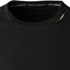 KARL LAGERFELD T-Shirt 755019/0/512221/990 Longsleeve, Baumwolle, Schwarz -MR Wasch Geschaft 376248 norm2