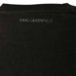 KARL LAGERFELD T-Shirt 755019/0/512221/990 Longsleeve, Baumwolle, Schwarz -MR Wasch Geschaft 376248 norm3