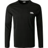KARL LAGERFELD T-Shirt 755038/0/512224/990 Longsleeve, Baumwolle, Schwarz