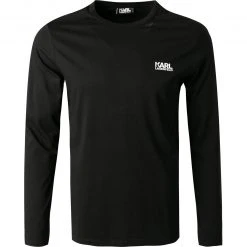 KARL LAGERFELD T-Shirt 755038/0/512224/990 Longsleeve, Baumwolle, Schwarz