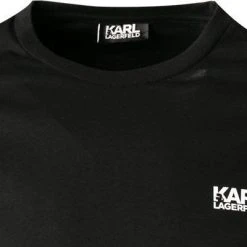 KARL LAGERFELD T-Shirt 755038/0/512224/990 Longsleeve, Baumwolle, Schwarz -MR Wasch Geschaft 376252 norm2