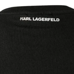 KARL LAGERFELD T-Shirt 755038/0/512224/990 Longsleeve, Baumwolle, Schwarz -MR Wasch Geschaft 376252 norm3