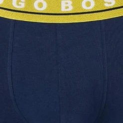 BOSS Boxer Briefs 3er Pack 50458544/967 Trunks, Baumwoll-Stretch, Navy-schwarz, Blau -MR Wasch Geschaft 376342 norm3