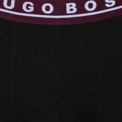 BOSS Boxer Briefs 3er Pack 50458544/967 Trunks, Baumwoll-Stretch, Navy-schwarz, Blau -MR Wasch Geschaft 376342 norm4