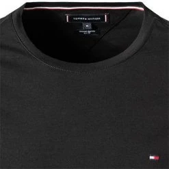 Tommy Hilfiger Longsleeve MW0MW10804/BDS Slim Fit, Bio Baumwolle, Schwarz -MR Wasch Geschaft 376625 norm2