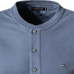 Tommy Hilfiger Longsleeve MW0MW20159/C9T Bio Baumwolle, Indigo -MR Wasch Geschaft 376682 norm2