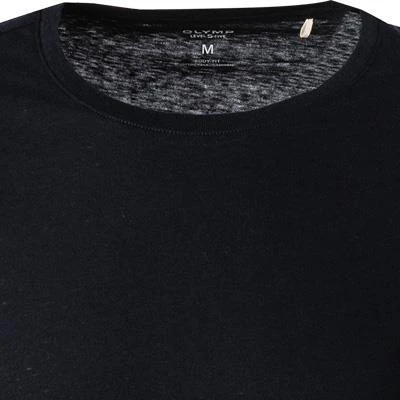 OLYMP Casual Level Five B. Fit T-Shirt 5640/84/18 Longsleeve, Body Fit, Baumwolle-Kaschmir, Marineblau meliert, Marine 3 OLYMP Casual Level Five B. Fit T-Shirt 5640/84/18 Longsleeve, Body Fit, Baumwolle-Kaschmir, Marineblau meliert, Marine – Bild 3