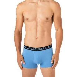 BOSS Trunks 3er Pack 50458488/963 Baumwoll-Stretch, Schwarz-grün-blau, Tannengrün-hellblau-schwarz 9 BOSS Trunks 3er Pack 50458488/963 Baumwoll-Stretch, Schwarz-grün-blau, Tannengrün-hellblau-schwarz -MR Wasch Geschaft 376797 norm2