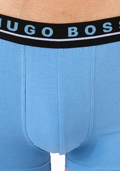 BOSS Trunks 3er Pack 50458488/963 Baumwoll-Stretch, Schwarz-grün-blau, Tannengrün-hellblau-schwarz 6 BOSS Trunks 3er Pack 50458488/963 Baumwoll-Stretch, Schwarz-grün-blau, Tannengrün-hellblau-schwarz – Bild 6