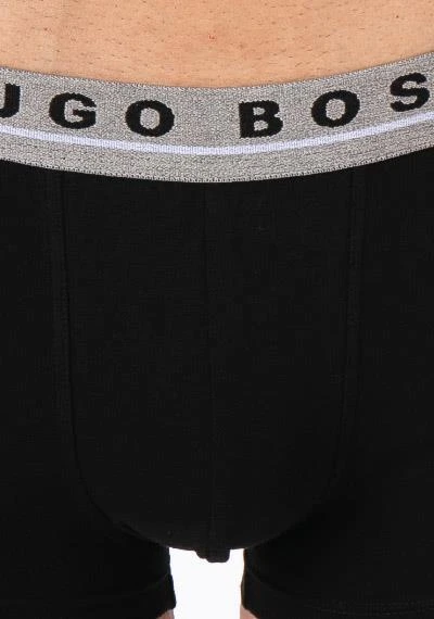 BOSS Trunks 3er Pack 50458488/963 Baumwoll-Stretch, Schwarz-grün-blau, Tannengrün-hellblau-schwarz 7 BOSS Trunks 3er Pack 50458488/963 Baumwoll-Stretch, Schwarz-grün-blau, Tannengrün-hellblau-schwarz – Bild 7