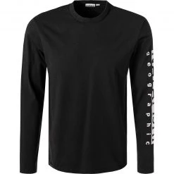 NAPAPIJRI Longsleeve NP0A4FRG/041 Baumwolle, Schwarz