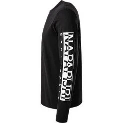 NAPAPIJRI Longsleeve NP0A4FRG/041 Baumwolle, Schwarz -MR Wasch Geschaft 377235 norm3