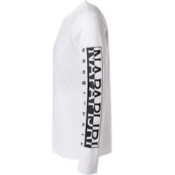 NAPAPIJRI Longsleeve NP0A4FRG/002 Baumwolle, Weiß -MR Wasch Geschaft 377236 norm3