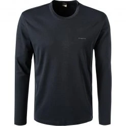bugatti T-Shirt 8330/85192/390 Longsleeve, Baumwolle, Nachtblau
