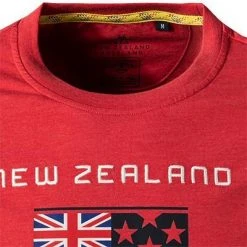 N.Z.A. T-Shirt 21GN701A/1501 Longsleeve, Baumwolle, Rot meliert, Rot -MR Wasch Geschaft 377686 norm2