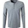 OLYMP Casual Level F. B. F. Longsleeve 5642/84/60 Body Fit, Baumwolle-Kaschmir, Mittelgrau meliert, Mittelgrau
