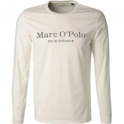 Marc O'Polo Longsleeve 127 2220 52152/101 Bio Baumwolle, Wollweiß