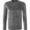 EMPORIO ARMANI Longsleeve 6K1TG9/1JWBZ/0633 Baumwoll-Nicki, Dunkelgrau