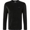 EMPORIO ARMANI Longsleeve 6K1TG9/1JWBZ/0999 Baumwoll-Nicki, Schwarz
