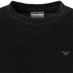 EMPORIO ARMANI Longsleeve 6K1TG9/1JWBZ/0999 Baumwoll-Nicki, Schwarz -MR Wasch Geschaft 377989 norm2