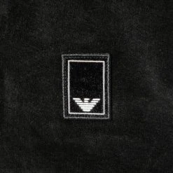 EMPORIO ARMANI Longsleeve 6K1TG9/1JWBZ/0999 Baumwoll-Nicki, Schwarz -MR Wasch Geschaft 377989 norm3