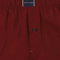 Tommy Hilfiger Boxershorts 2er Pack UM0UM02188/0SD Bio Baumwolle, Navy-dunkelrot -MR Wasch Geschaft 378178 norm3