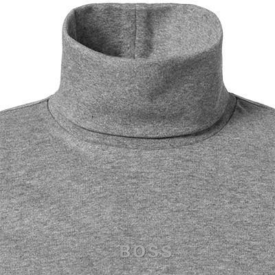 BOSS Longsleeve Teknit 50459421/041 Rollkragenshirt, Baumwolle, Silbergrau meliert, Silber 3 BOSS Longsleeve Teknit 50459421/041 Rollkragenshirt, Baumwolle, Silbergrau meliert, Silber – Bild 3