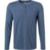 OLYMP Casual Level F. B. F. Longsleeve 5642/84/13 Body Fit, Baumwolle-Kaschmir, Rauchblau meliert, Rauchblau