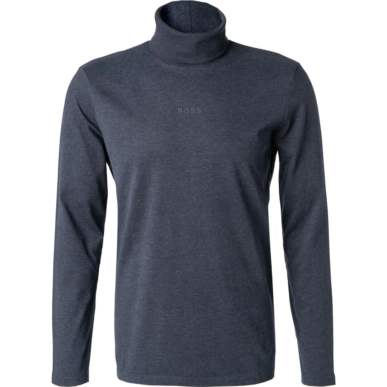 BOSS Longsleeve Teknit 50459421/404 Rollkragenshirt, Baumwolle, Dunkelblau 1 BOSS Longsleeve Teknit 50459421/404 Rollkragenshirt, Baumwolle, Dunkelblau