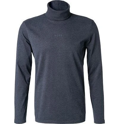 BOSS Longsleeve Teknit 50459421/404 Rollkragenshirt, Baumwolle, Dunkelblau 2 BOSS Longsleeve Teknit 50459421/404 Rollkragenshirt, Baumwolle, Dunkelblau – Bild 2