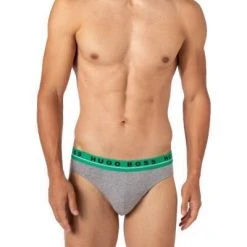 BOSS Briefs 3er Pack 50458559/961 Slips, Baumwoll-Stretch, Schwarz-weiß-grau, Schwarz-grün-grau 9 BOSS Briefs 3er Pack 50458559/961 Slips, Baumwoll-Stretch, Schwarz-weiß-grau, Schwarz-grün-grau -MR Wasch Geschaft 378553 norm2