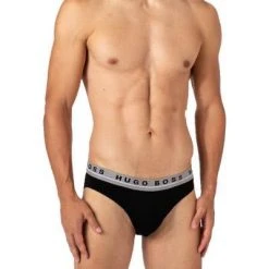 BOSS Briefs 3er Pack 50458559/961 Slips, Baumwoll-Stretch, Schwarz-weiß-grau, Schwarz-grün-grau 10 BOSS Briefs 3er Pack 50458559/961 Slips, Baumwoll-Stretch, Schwarz-weiß-grau, Schwarz-grün-grau -MR Wasch Geschaft 378553 norm3