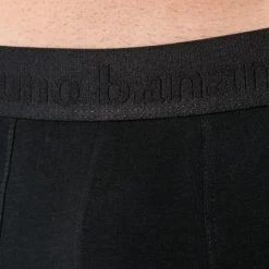 bruno banani Shorts 2er Pack Flow. 2203-1388/1811 Trunks, Baumwoll-Stretch, Schwarz -MR Wasch Geschaft 379104 norm2