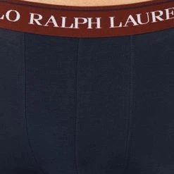 Polo Ralph Lauren Trunks 3er Pack 714830299/032 Baumwoll-Stretch, Marineblau, Weinrot-hellblau-gelb -MR Wasch Geschaft 379133 norm4