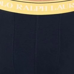 Polo Ralph Lauren Trunks 3er Pack 714830299/032 Baumwoll-Stretch, Marineblau, Weinrot-hellblau-gelb -MR Wasch Geschaft 379133 norm6