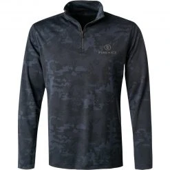 FIRE + ICE Longsleeve Pascal 5413/7082/468 Mikrofaser, Blau camouflage, Nachtblau