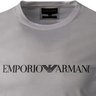 EMPORIO ARMANI T-Shirt 8N1TN8/1JPZZ/0146 Longsleeve, Baumwolle, Weiß 3 EMPORIO ARMANI T-Shirt 8N1TN8/1JPZZ/0146 Longsleeve, Baumwolle, Weiß – Bild 3