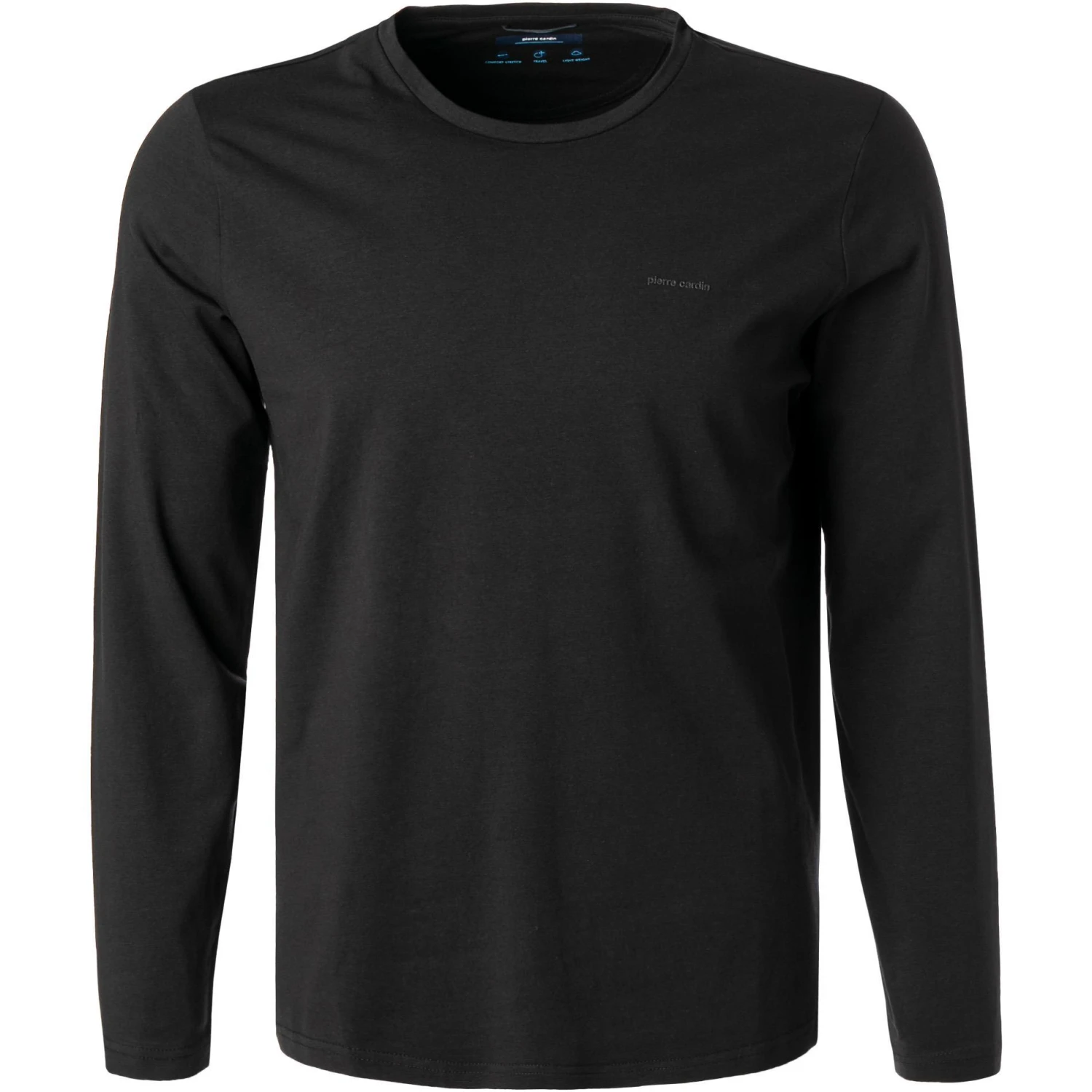 Pierre Cardin Longsleeve 53270/000/12328/2000 Baumwolle, Schwarz 1 Pierre Cardin Longsleeve 53270/000/12328/2000 Baumwolle, Schwarz
