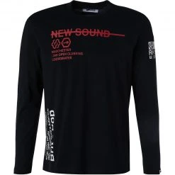 GAS Longsleeve 300223 184451/0194 Bio Baumwolle, Dunkelblau