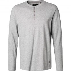 RAGMAN Longsleeve 347947/012 Baumwolle, Grau