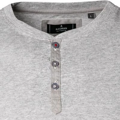 RAGMAN Longsleeve 347947/012 Baumwolle, Grau 3 RAGMAN Longsleeve 347947/012 Baumwolle, Grau – Bild 3