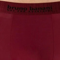bruno banani Shorts Autumn Colouring 2201-2344/274 Trunk, Mikrofaser-Stretch, Weinrot -MR Wasch Geschaft 380382 norm2