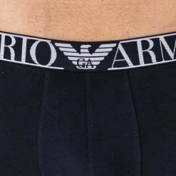 EMPORIO ARMANI Briefs 2er Pack 111733/1A720/19635 Slips, Baumwoll-Stretch, Marine-rauchblau -MR Wasch Geschaft 380534 norm3