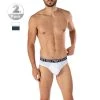 EMPORIO ARMANI Briefs 2er Pack 111733/1A720/76210 Slips, Baumwoll-Stretch, Weiß-petrol
