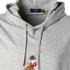 Polo Ralph Lauren T-Shirt 711853354/001 Longsleeve, Big&Tall, Baumwolle, Grau meliert, Grau -MR Wasch Geschaft 380558 norm2