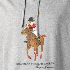 Polo Ralph Lauren T-Shirt 711853354/001 Longsleeve, Big&Tall, Baumwolle, Grau meliert, Grau -MR Wasch Geschaft 380558 norm3