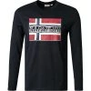 NAPAPIJRI Longsleeve NP0A4FRQ/176 Baumwolle, Marine