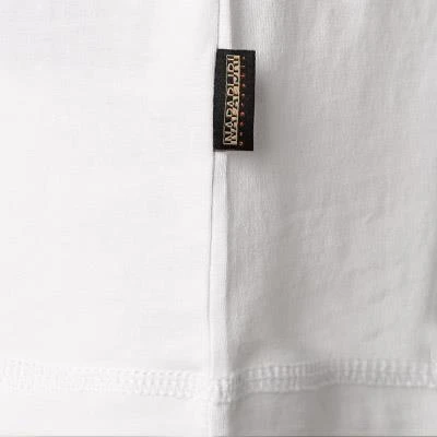 NAPAPIJRI Longsleeve NP0A4FRQ/002 Baumwolle, Weiß 4 NAPAPIJRI Longsleeve NP0A4FRQ/002 Baumwolle, Weiß – Bild 4